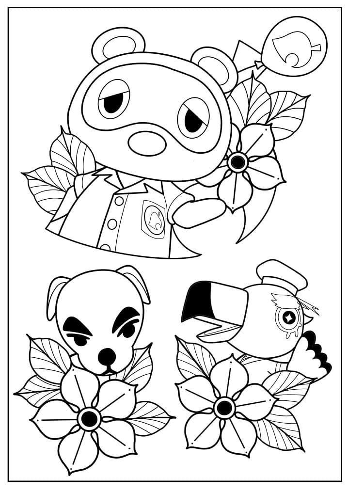 Dibujo gratuito Animal Crossing #179111 de la coleccion Videojuegos para imprimir