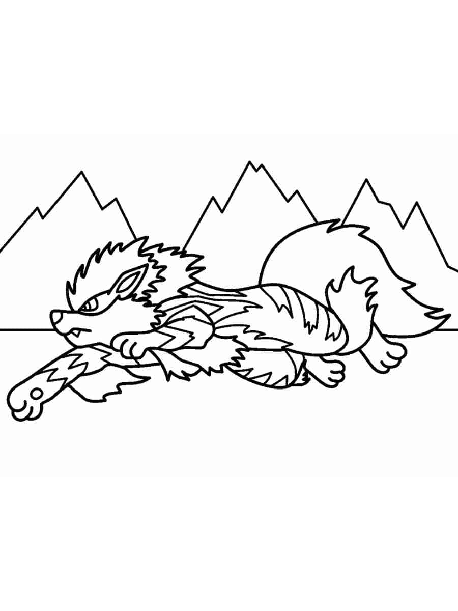Dibujo gratuito Arcanine #181815 de la coleccion Videojuegos para imprimir