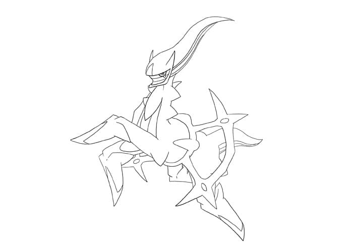 Dibujo gratuito Arceus #181846 de la coleccion Videojuegos para imprimir