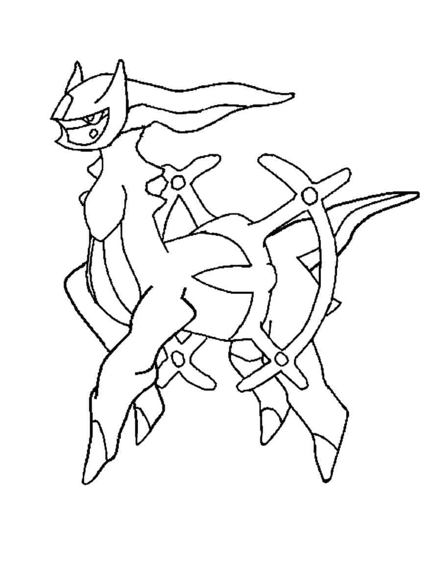 Dibujo gratuito Arceus #181848 de la coleccion Videojuegos para imprimir