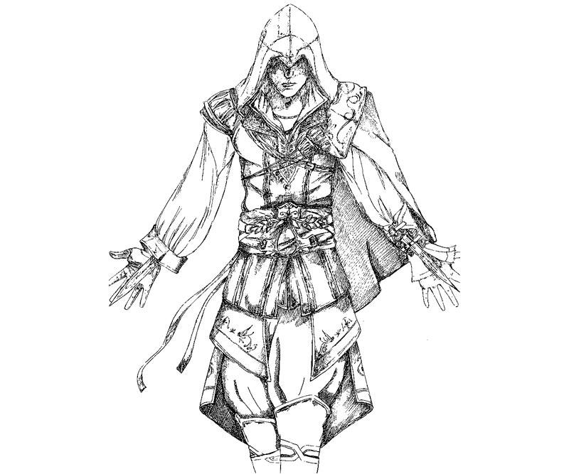 Dibujo para colorear: Assassin's Creed (Videojuegos) #111927 - Dibujos para Colorear e Imprimir Gratis