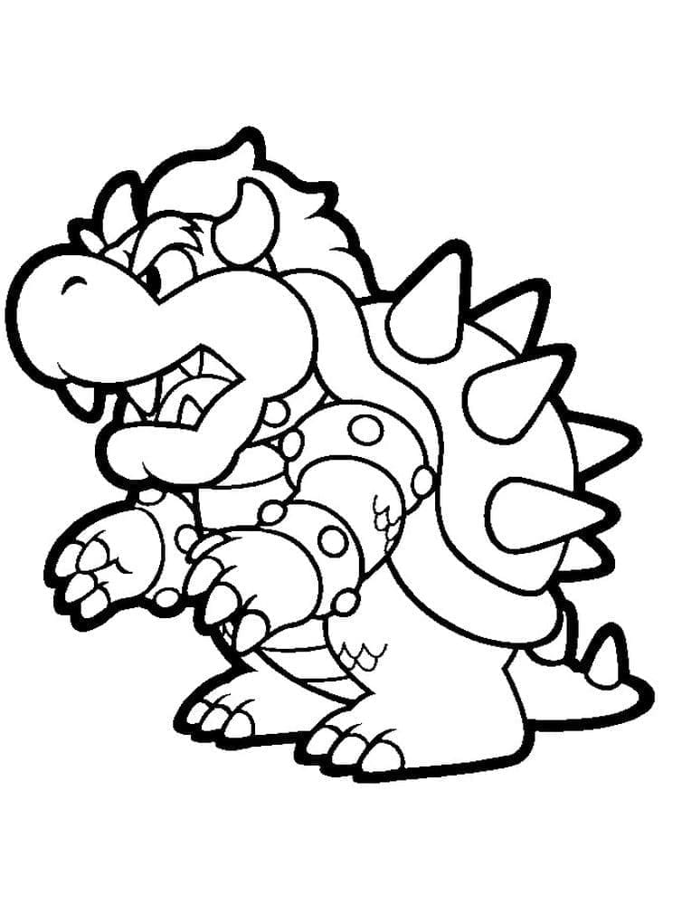 Dibujo gratuito Bowser #195979 de la coleccion Videojuegos para imprimir