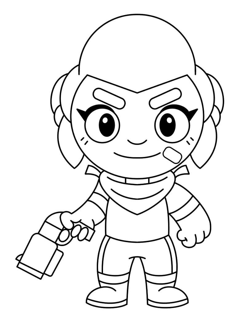 Dibujo gratuito Brawl Stars #175497 de la coleccion Videojuegos para imprimir