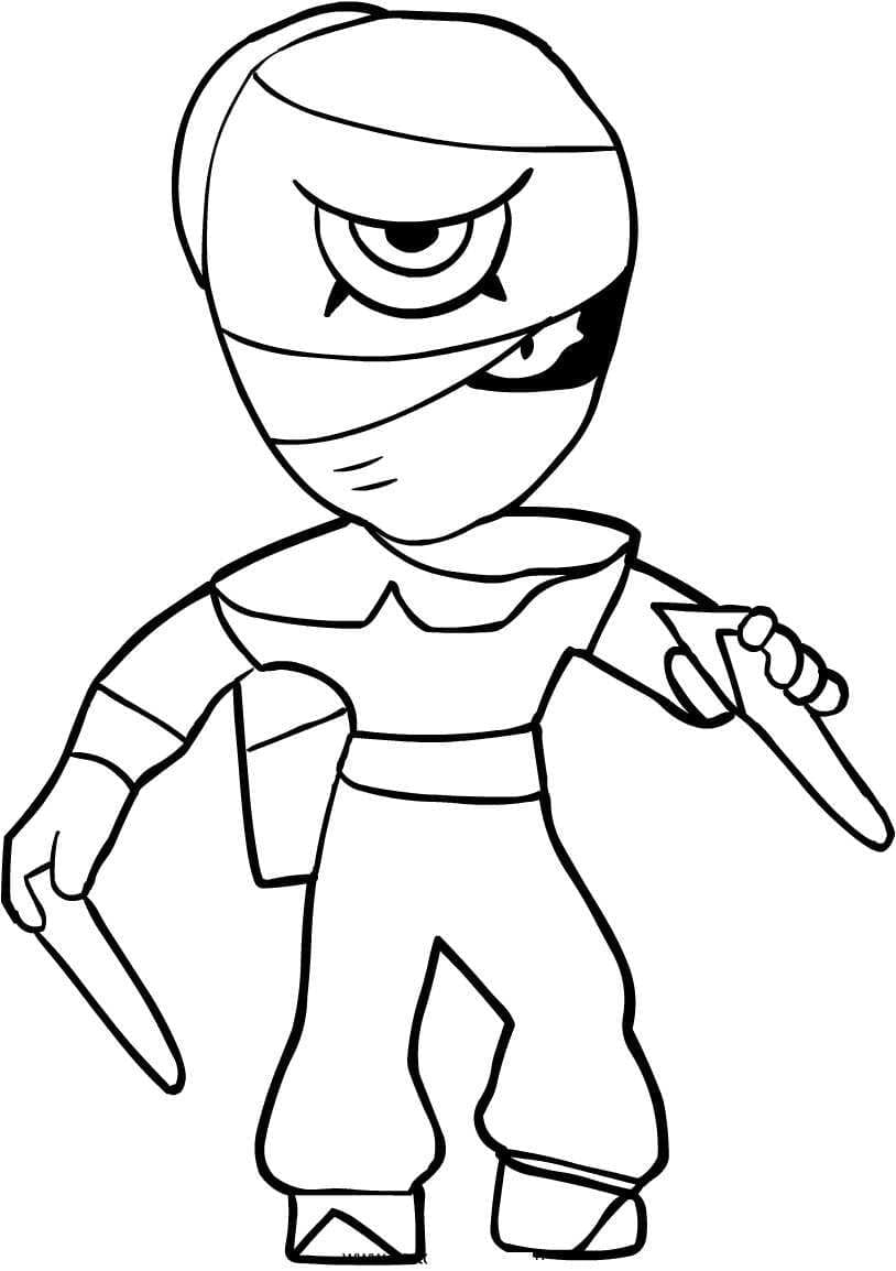 Dibujo gratuito Brawl Stars #214758 de la coleccion Videojuegos para imprimir