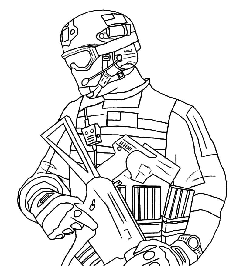 Dibujo gratuito Call of Duty #198993 de la coleccion Videojuegos para imprimir