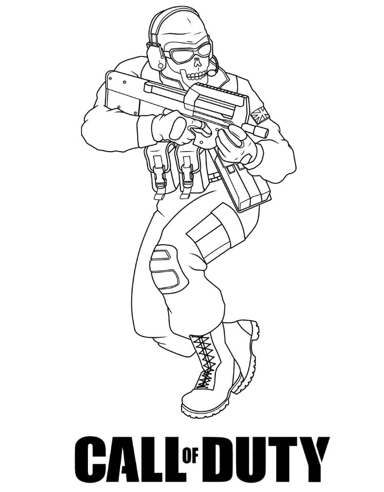 Dibujo gratuito Call of Duty #199003 de la coleccion Videojuegos para imprimir