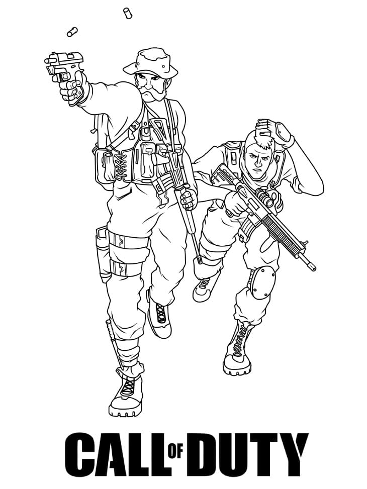 Dibujo gratuito Call of Duty #199011 de la coleccion Videojuegos para imprimir