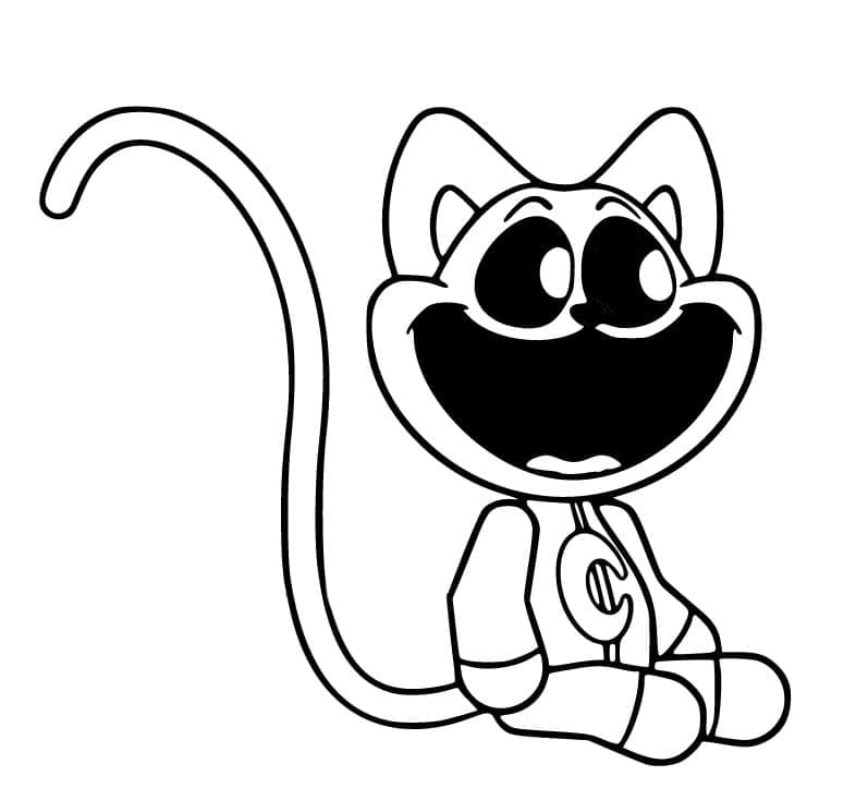Dibujo gratuito CatNap #215321 de la coleccion Videojuegos para imprimir