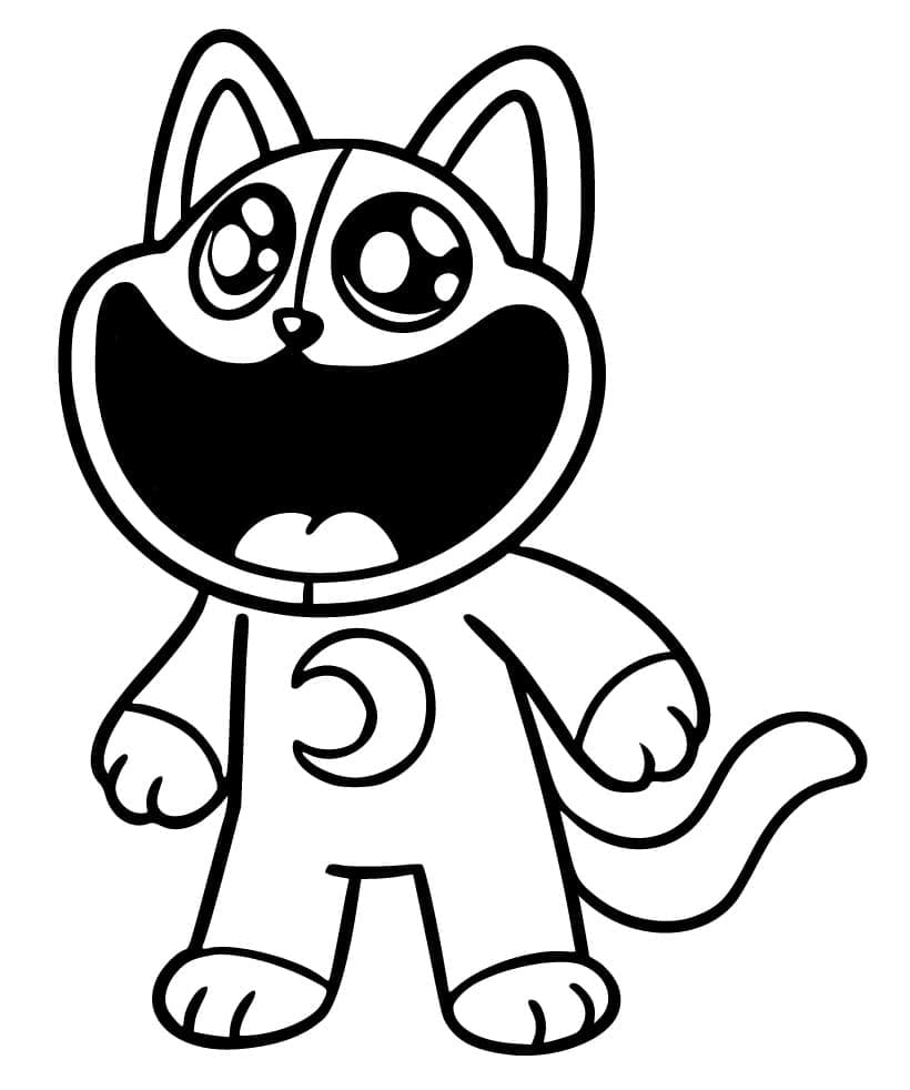 Dibujo gratuito CatNap #215330 de la coleccion Videojuegos para imprimir