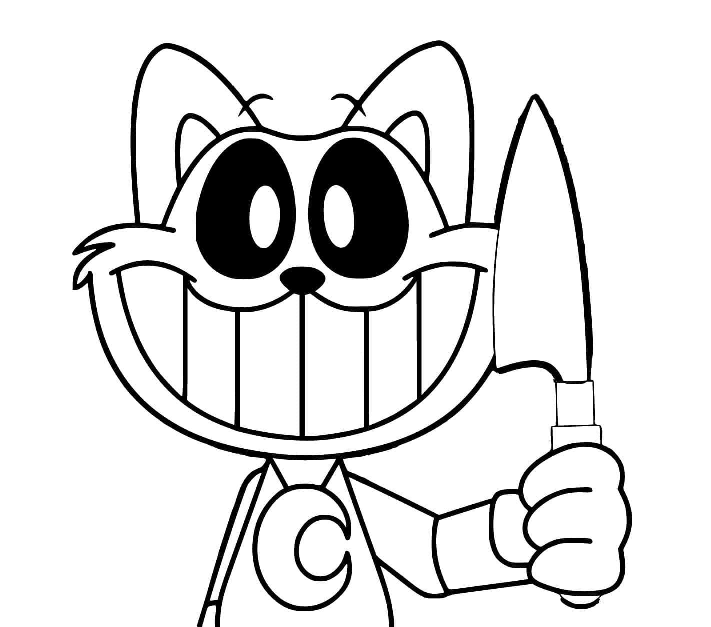 Dibujo gratuito CatNap #215338 de la coleccion Videojuegos para imprimir