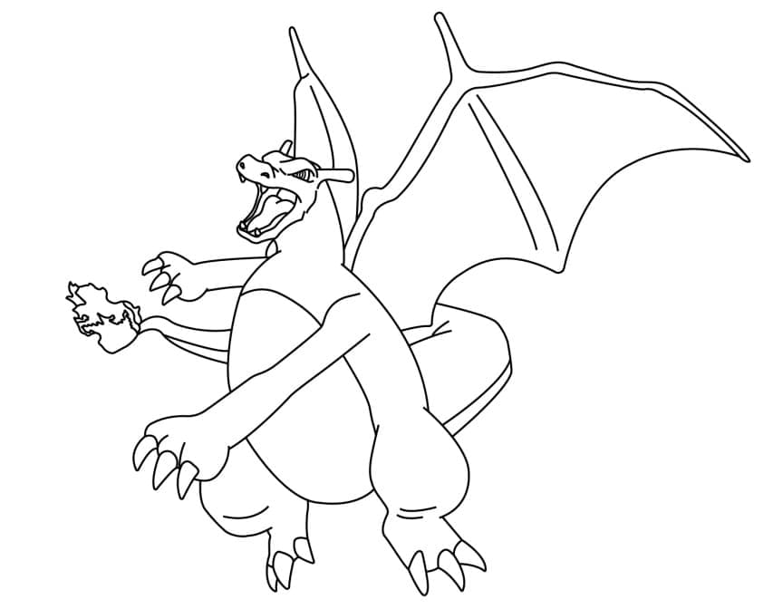 Dibujo gratuito Charizard #179546 de la coleccion Videojuegos para imprimir