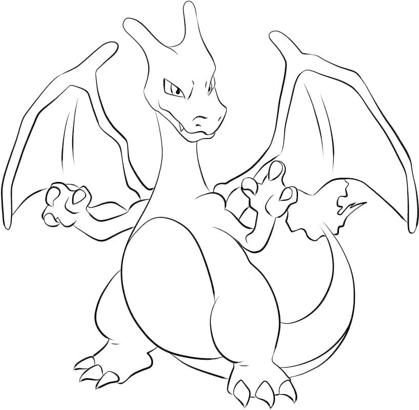 Dibujo gratuito Charizard #179556 de la coleccion Videojuegos para imprimir