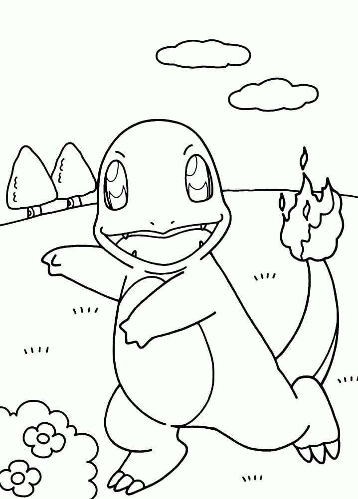 Dibujo gratuito Charmander #178748 de la coleccion Videojuegos para imprimir