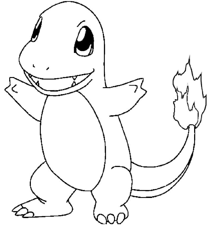 Dibujo gratuito Charmander #178751 de la coleccion Videojuegos para imprimir