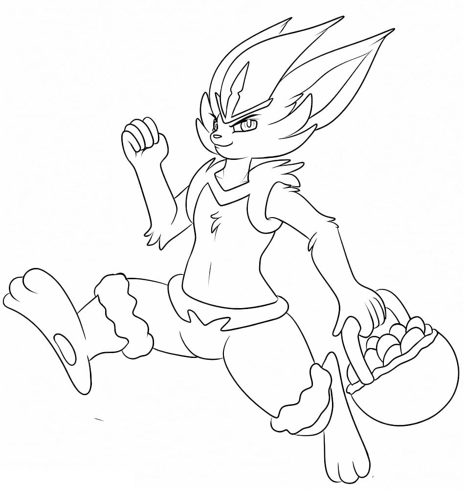 Dibujo para colorear: Cinderace (Videojuegos) #219144 - Dibujos para Colorear e Imprimir Gratis