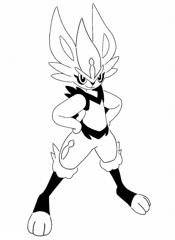 Dibujo para colorear: Cinderace (Videojuegos) #219153 - Dibujos para Colorear e Imprimir Gratis