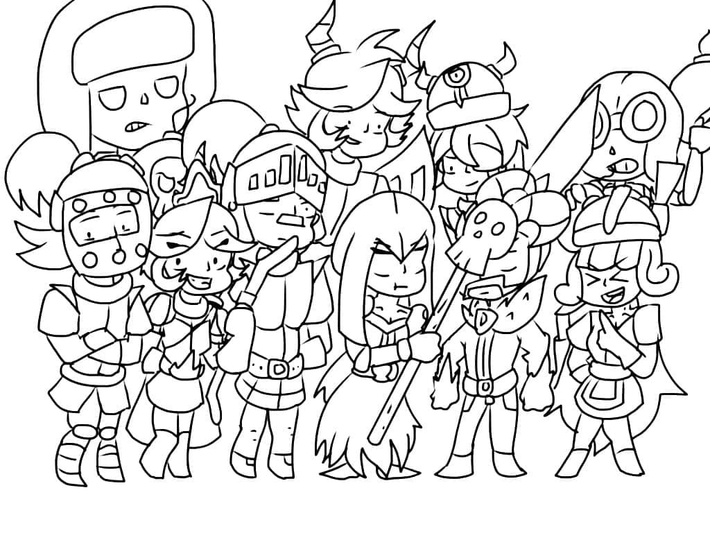 Dibujo gratuito Clash Royale #200951 de la coleccion Videojuegos para imprimir
