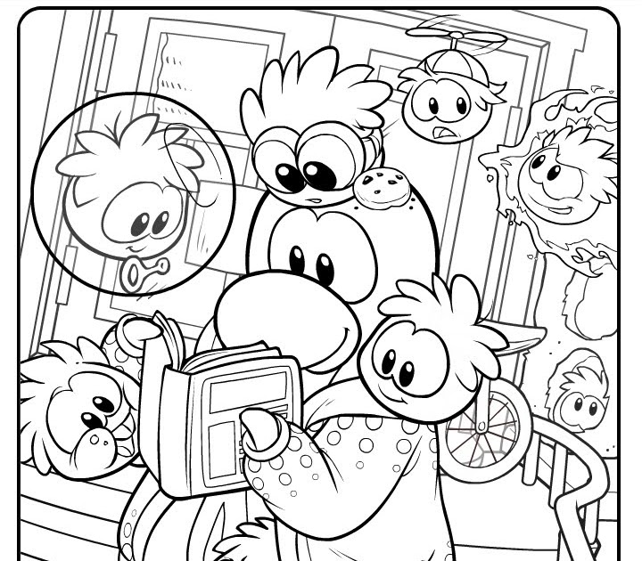 Dibujo para colorear: Club Penguin (Videojuegos) #170288 - Dibujos para Colorear e Imprimir Gratis