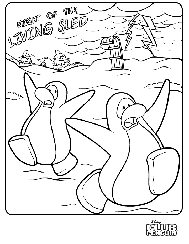 Dibujo para colorear: Club Penguin (Videojuegos) #170296 - Dibujos para Colorear e Imprimir Gratis