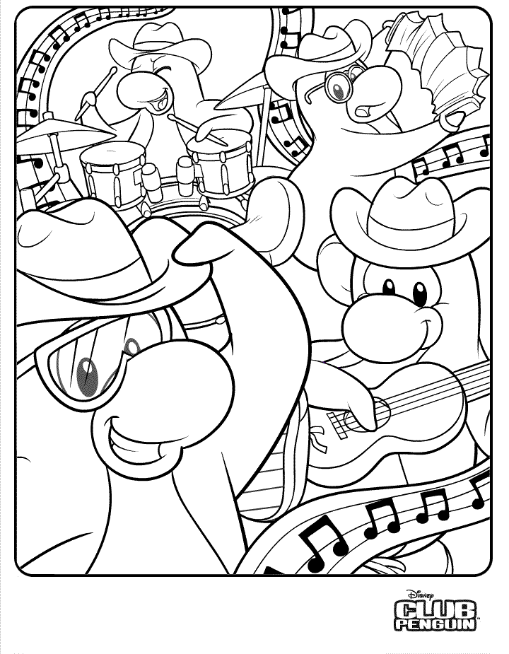 Dibujo para colorear: Club Penguin (Videojuegos) #170298 - Dibujos para Colorear e Imprimir Gratis