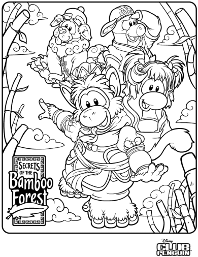 Dibujo para colorear: Club Penguin (Videojuegos) #170315 - Dibujos para Colorear e Imprimir Gratis