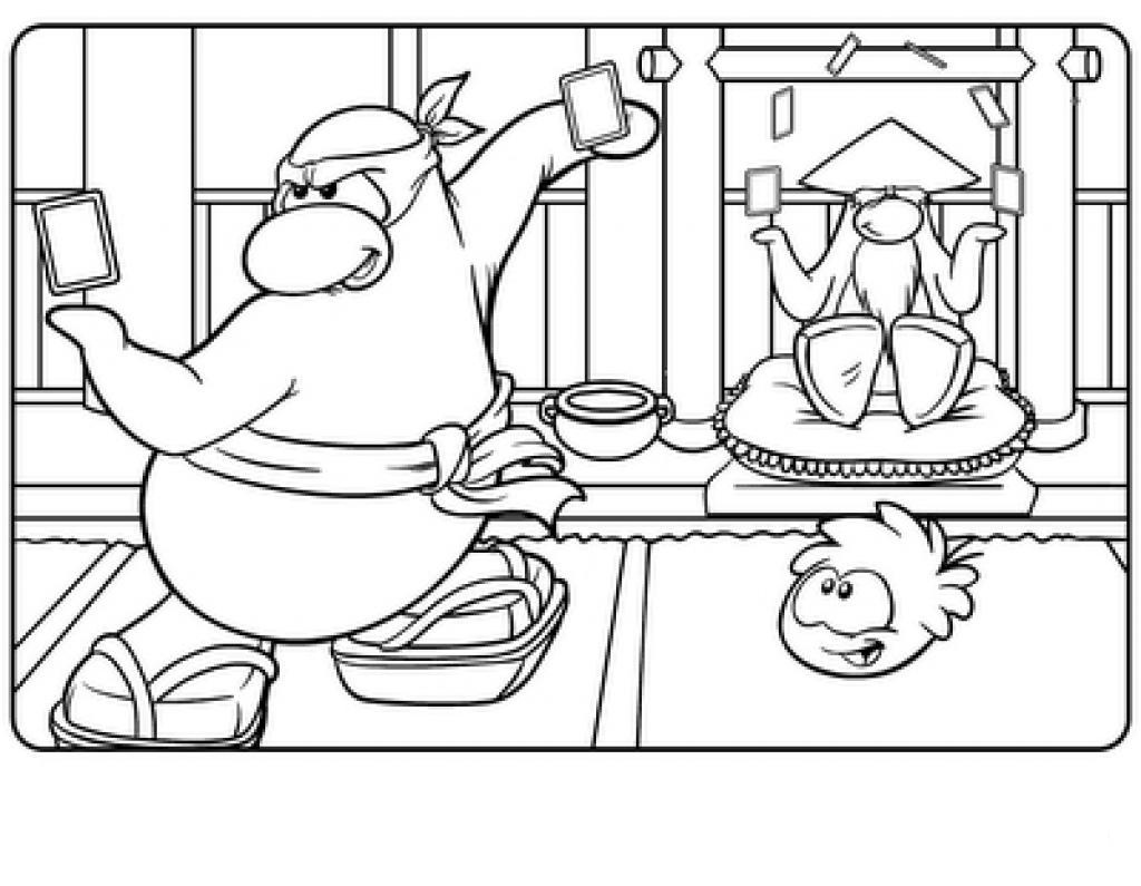 Dibujo para colorear: Club Penguin (Videojuegos) #170318 - Dibujos para Colorear e Imprimir Gratis