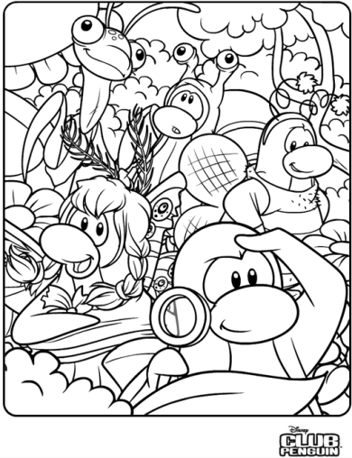 Dibujo para colorear: Club Penguin (Videojuegos) #170321 - Dibujos para Colorear e Imprimir Gratis