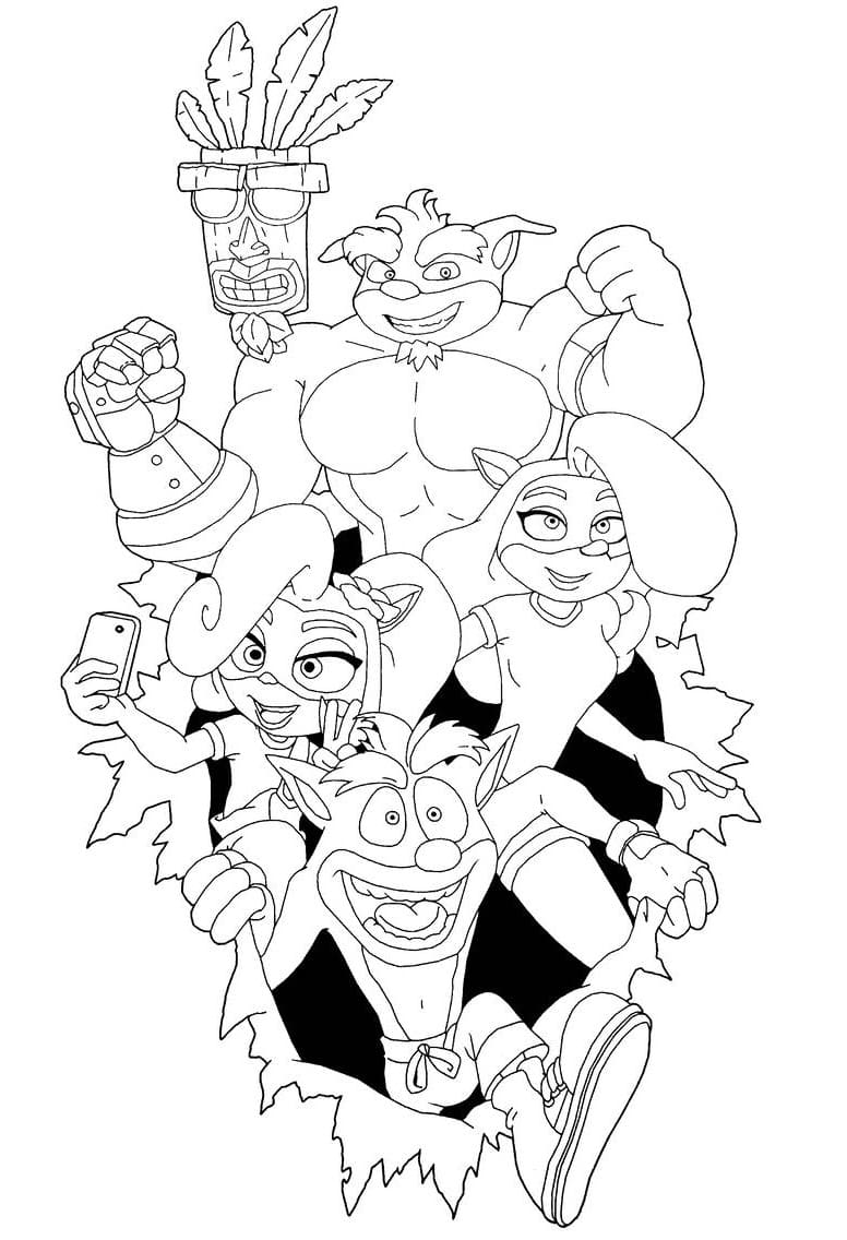 Dibujo gratuito Crash Bandicoot #219832 de la coleccion Videojuegos para imprimir Dibujo gratuito Crash Bandicoot #219832 de la coleccion Videojuegos para imprimir