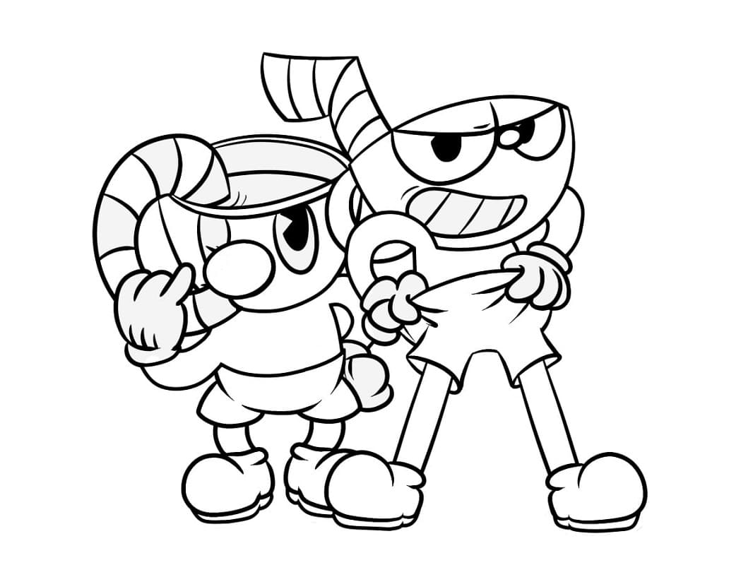 Dibujo gratuito Cuphead #185094 de la coleccion Videojuegos para imprimir