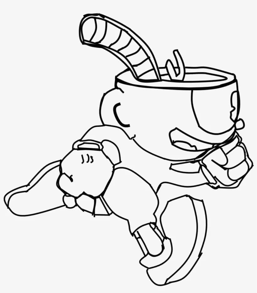 Dibujo gratuito Cuphead #185097 de la coleccion Videojuegos para imprimir