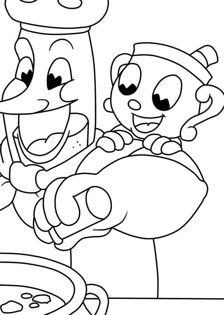 Dibujo para colorear: Cuphead (Videojuegos) #185101 - Dibujos para Colorear e Imprimir Gratis