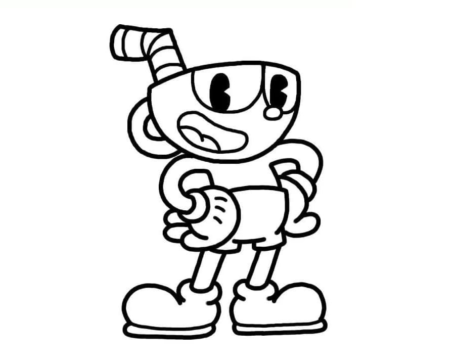 Dibujo gratuito Cuphead #185102 de la coleccion Videojuegos para imprimir