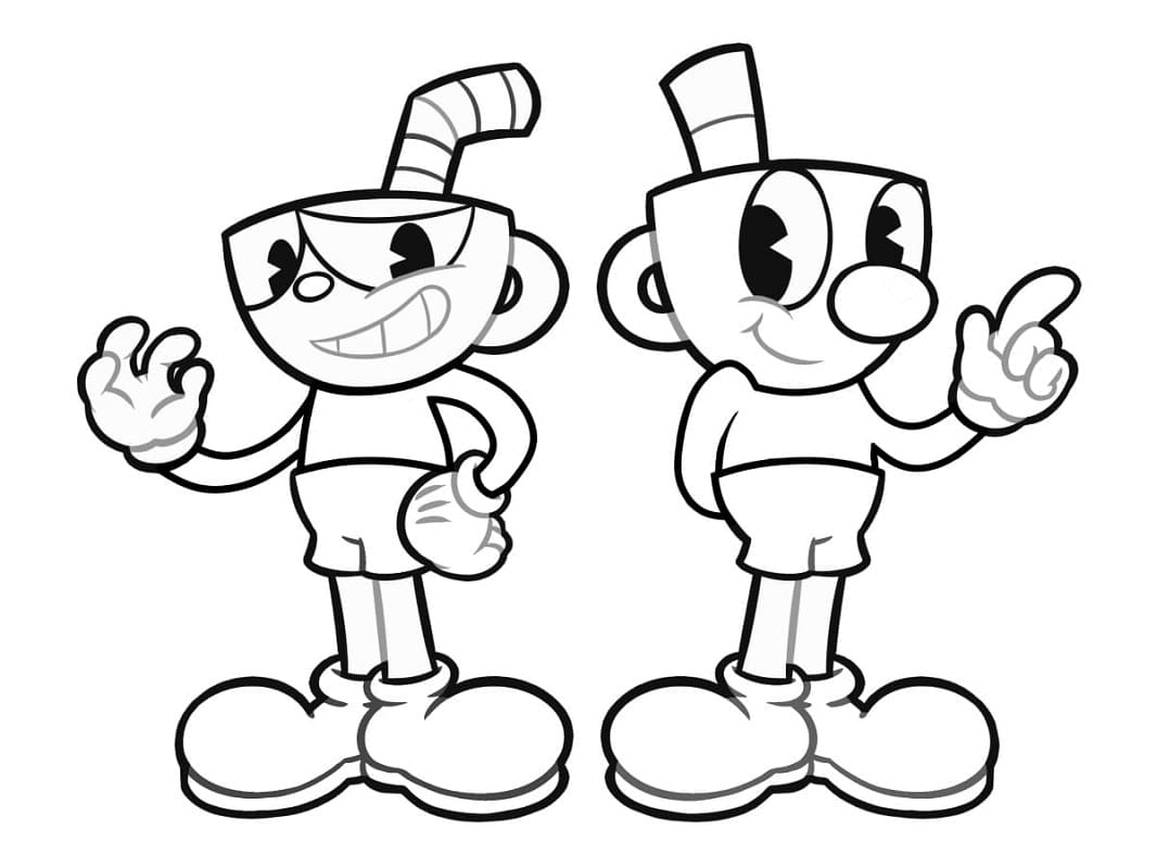 Dibujo gratuito Cuphead #185116 de la coleccion Videojuegos para imprimir