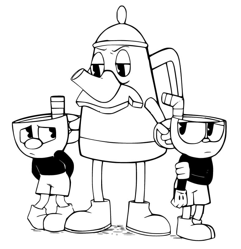 Dibujo gratuito Cuphead #185122 de la coleccion Videojuegos para imprimir