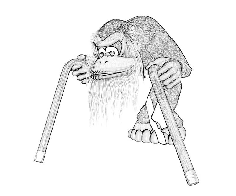 Dibujo para colorear: Donkey Kong (Videojuegos) #112202 - Dibujos para Colorear e Imprimir Gratis