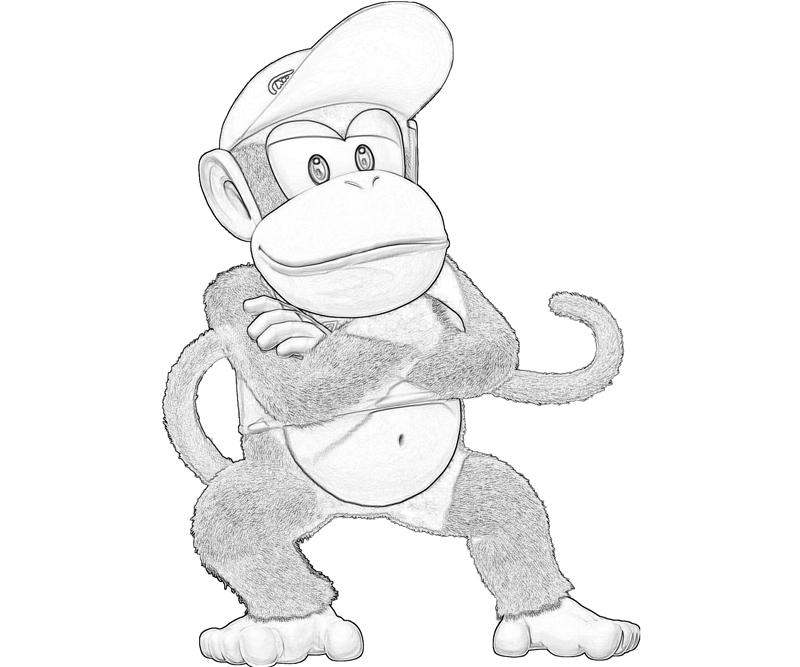 Dibujo para colorear: Donkey Kong (Videojuegos) #112206 - Dibujos para Colorear e Imprimir Gratis