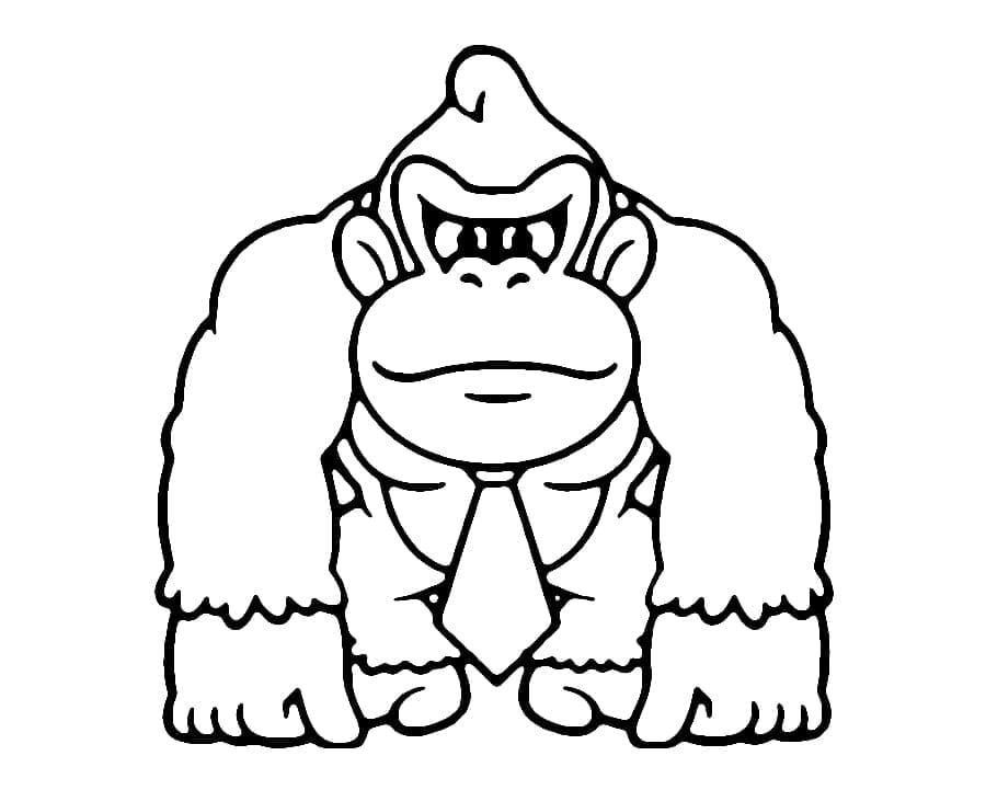 Dibujo gratuito Donkey Kong #186375 de la coleccion Videojuegos para imprimir