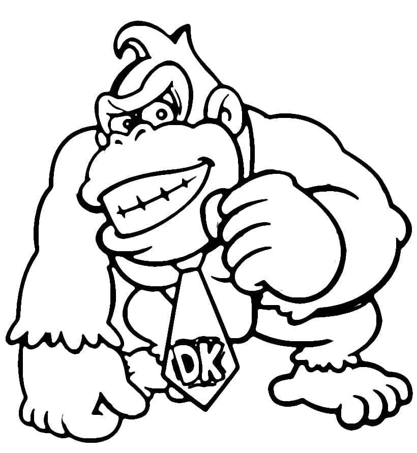 Dibujo gratuito Donkey Kong #186377 de la coleccion Videojuegos para imprimir