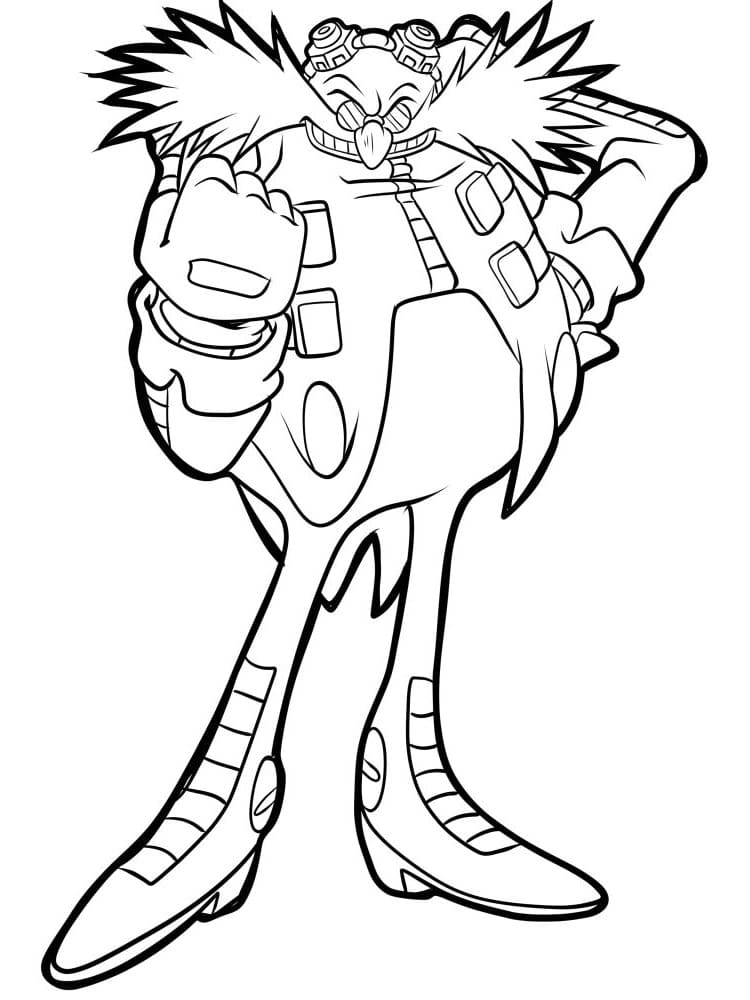 Dibujo gratuito Dr. Eggman #187986 de la coleccion Videojuegos para imprimir