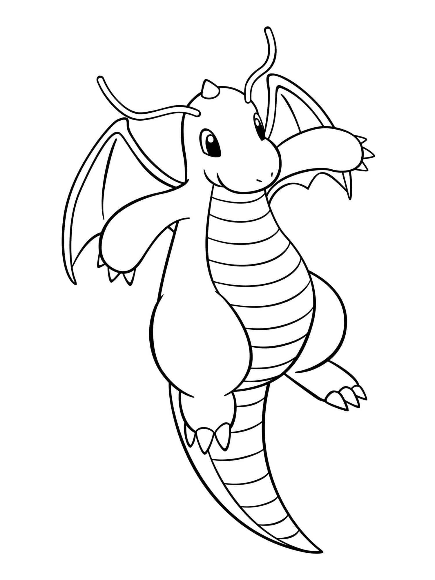 Dibujo gratuito Dragonite #181598 de la coleccion Videojuegos para imprimir