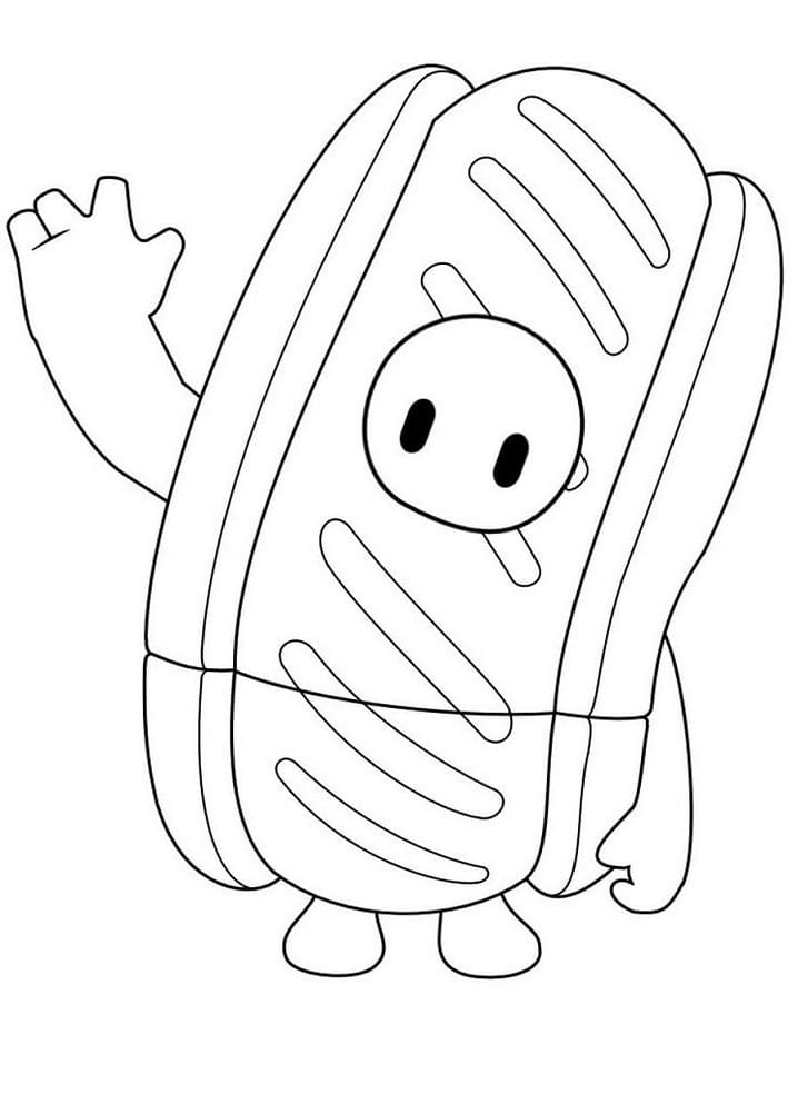 Dibujo gratuito Fall Guys #186853 de la coleccion Videojuegos para imprimir