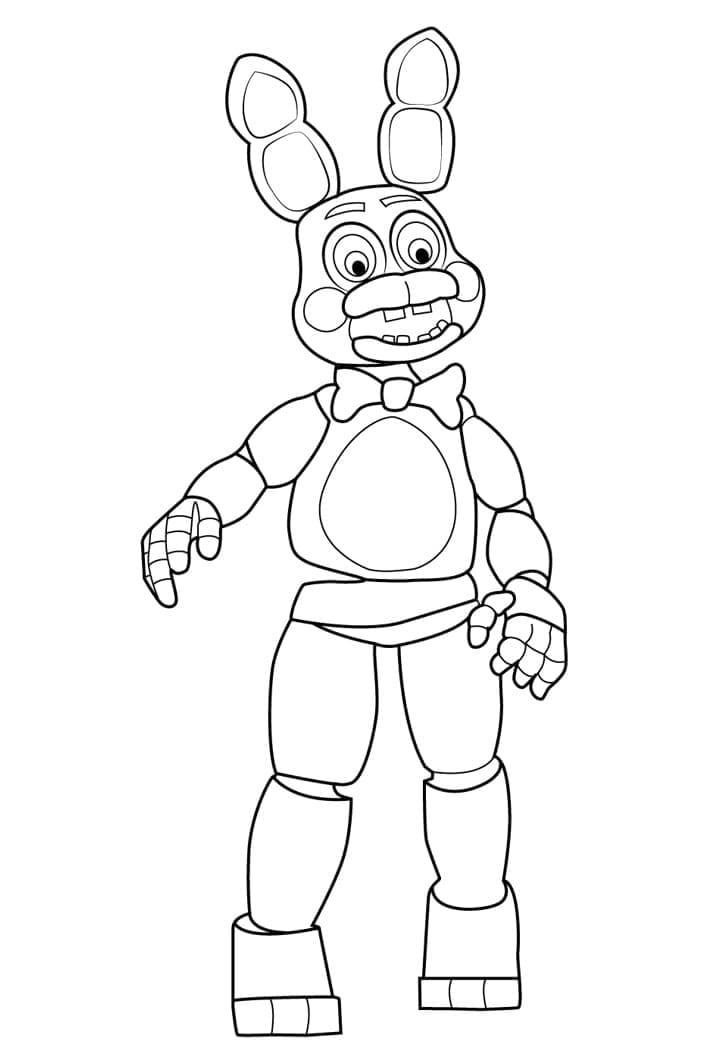 Dibujo para colorear: Five Nights at Freddy’s (FNAF) (Videojuegos) #199595 - Dibujos para Colorear e Imprimir Gratis
