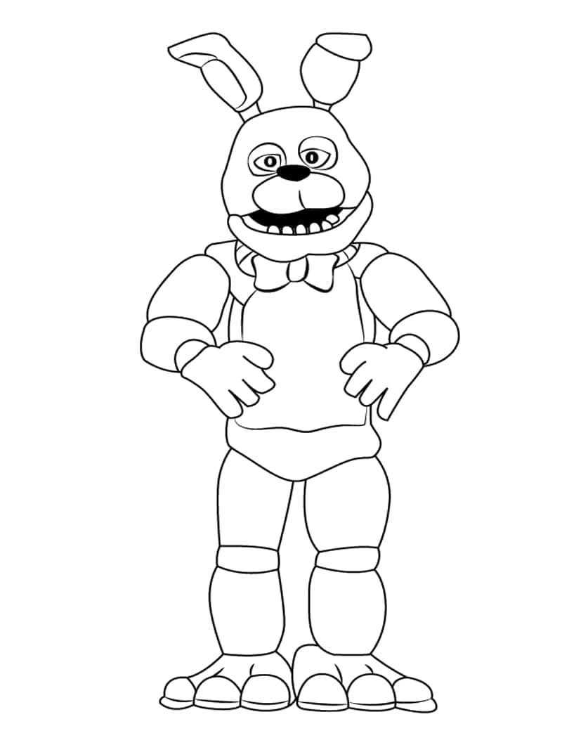 Dibujo gratuito Five Nights at Freddy’s (FNAF) #199602 de la coleccion Videojuegos para imprimir