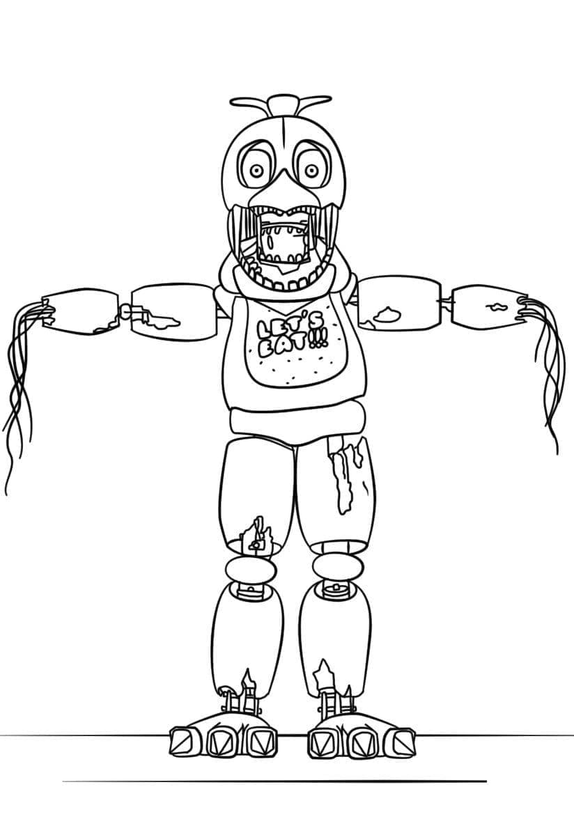 Dibujo gratuito Five Nights at Freddy’s (FNAF) #199604 de la coleccion Videojuegos para imprimir