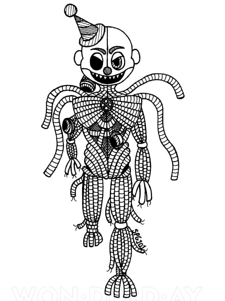 Dibujo gratuito Five Nights at Freddy’s (FNAF) #199621 de la coleccion Videojuegos para imprimir