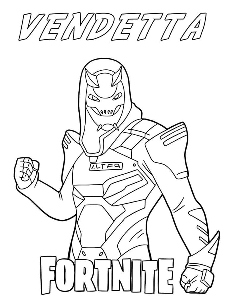 Dibujo gratuito Fortnite #173643 de la coleccion Videojuegos para imprimir