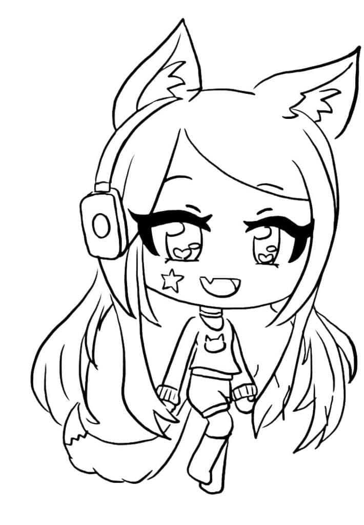Dibujo gratuito Gacha Life #174522 de la coleccion Videojuegos para imprimir