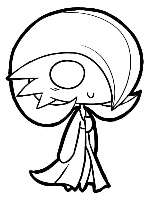 Dibujo para colorear: Gardevoir (Videojuegos) #181504 - Dibujos para Colorear e Imprimir Gratis