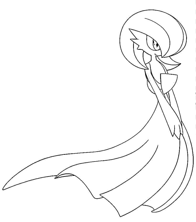 Dibujo para colorear: Gardevoir (Videojuegos) #181508 - Dibujos para Colorear e Imprimir Gratis
