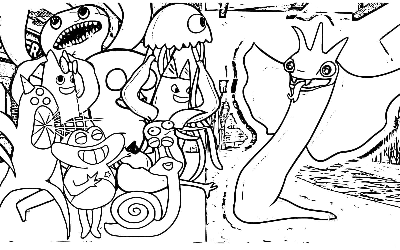 Dibujo gratuito Garten of Banban #189191 de la coleccion Videojuegos para imprimir